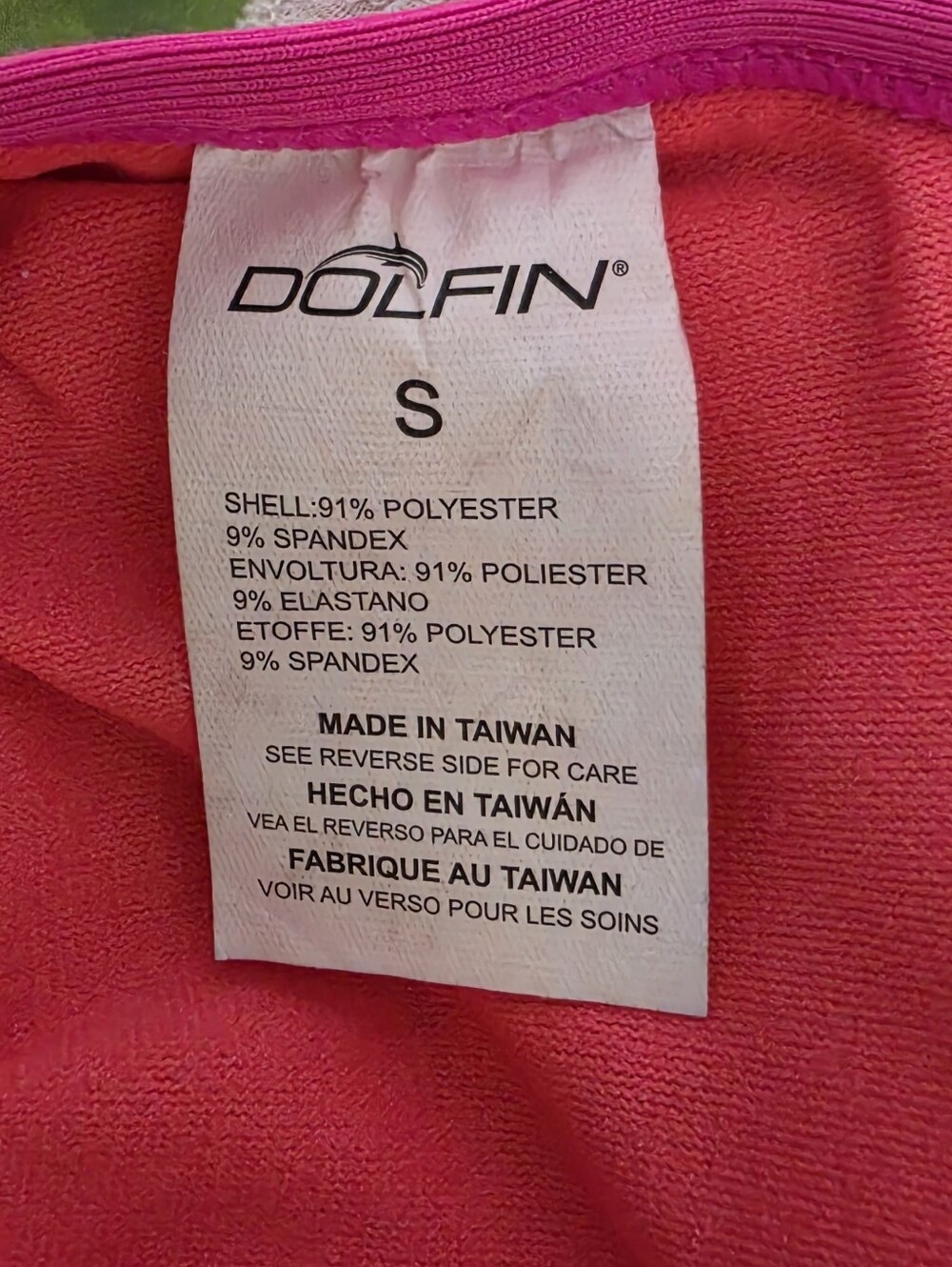 Dolfin Bikini Top Aztec Neon Pink Size S - Picture 11 of 11